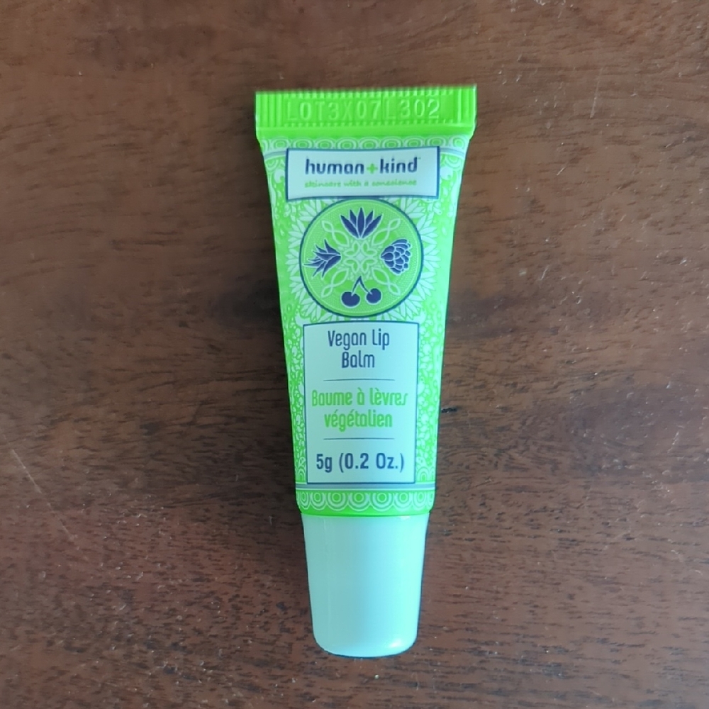 Brand New Human+Kind Vegan Lip Balm